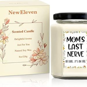 Gifts for Mom from Daughter, Son, Kids - Mothers Day Gifts- Lavender Candle 8 Oz